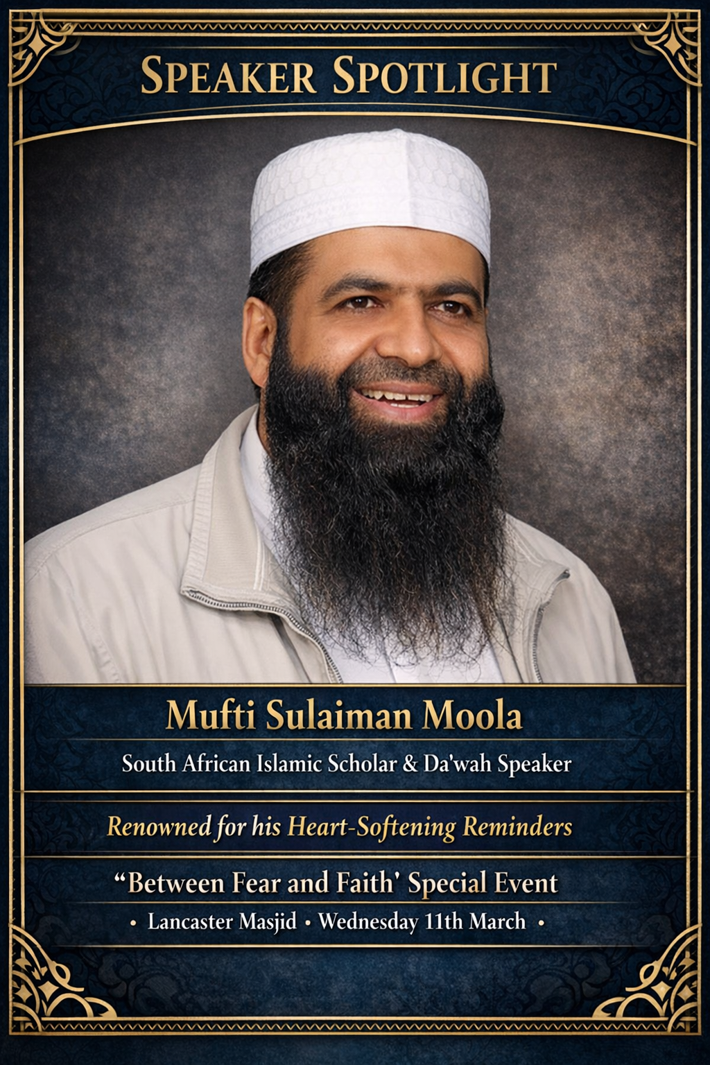 Mufti Sulaiman Moola (spotlight)