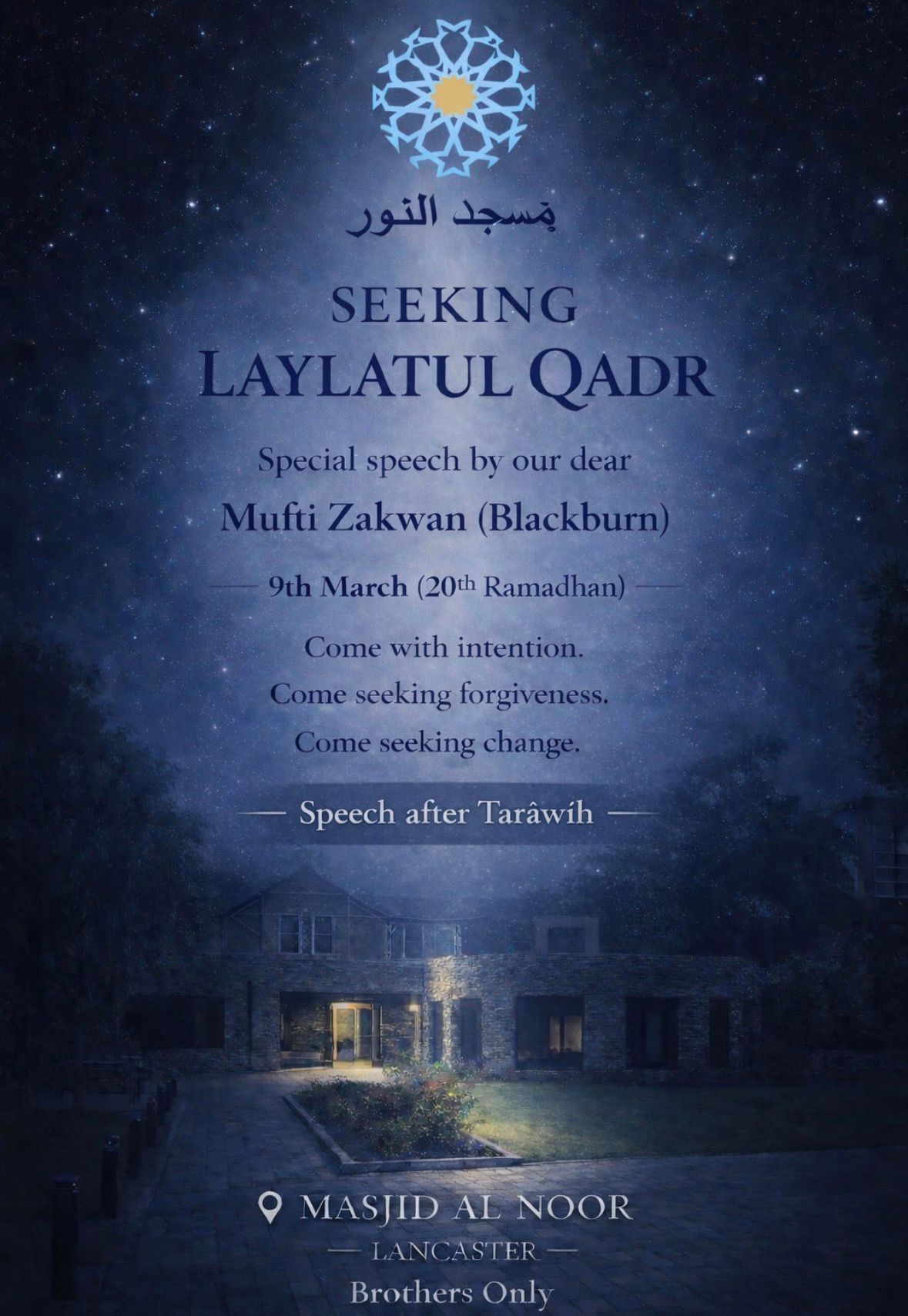 Seeking Laylatul Qadr — Mufti Zakwan poster