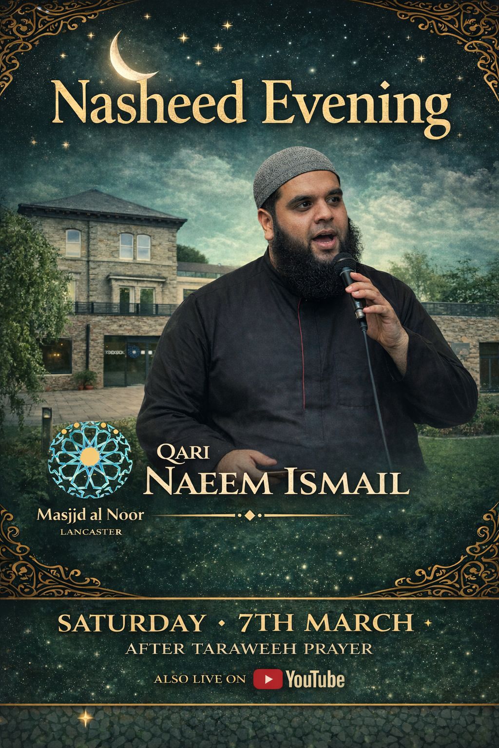 Nasheed Evening — Qari Naeem Ismail poster